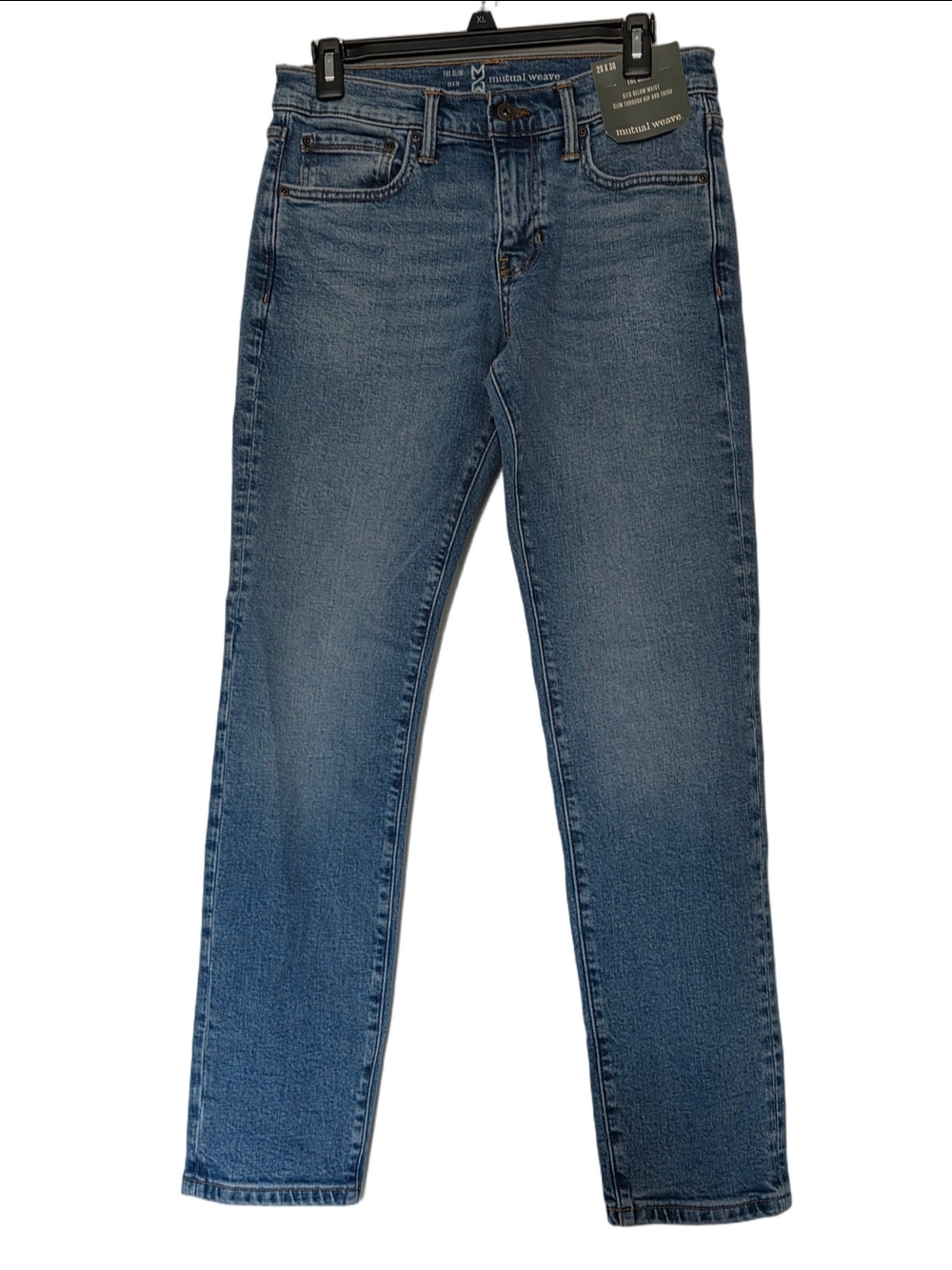 The Slim Mutual Weave Jeans - Classic Blue Denim